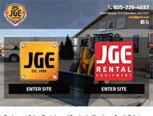 Tablet Screenshot of jgeinc.com